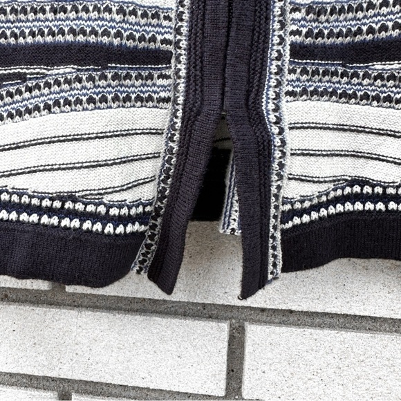 Nic + Zoe Full Zip Up Cardigan Sweater Pockets Cotton Viscose Jacket - Picture 10 of 11